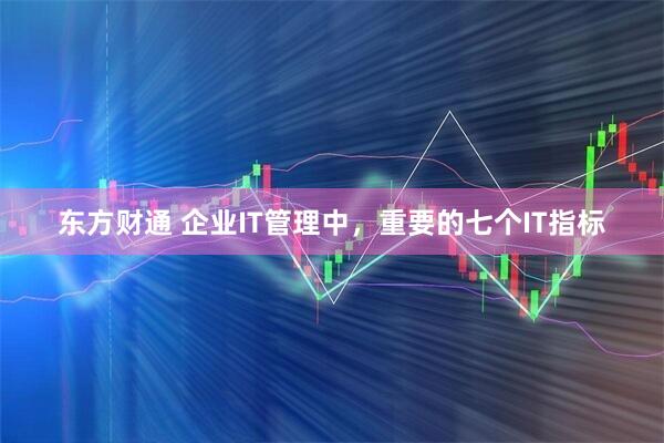 东方财通 企业IT管理中，重要的七个IT指标