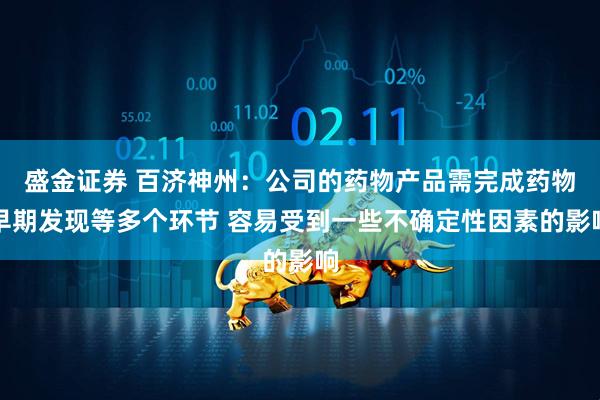 盛金证券 百济神州：公司的药物产品需完成药物早期发现等多个环节 容易受到一些不确定性因素的影响